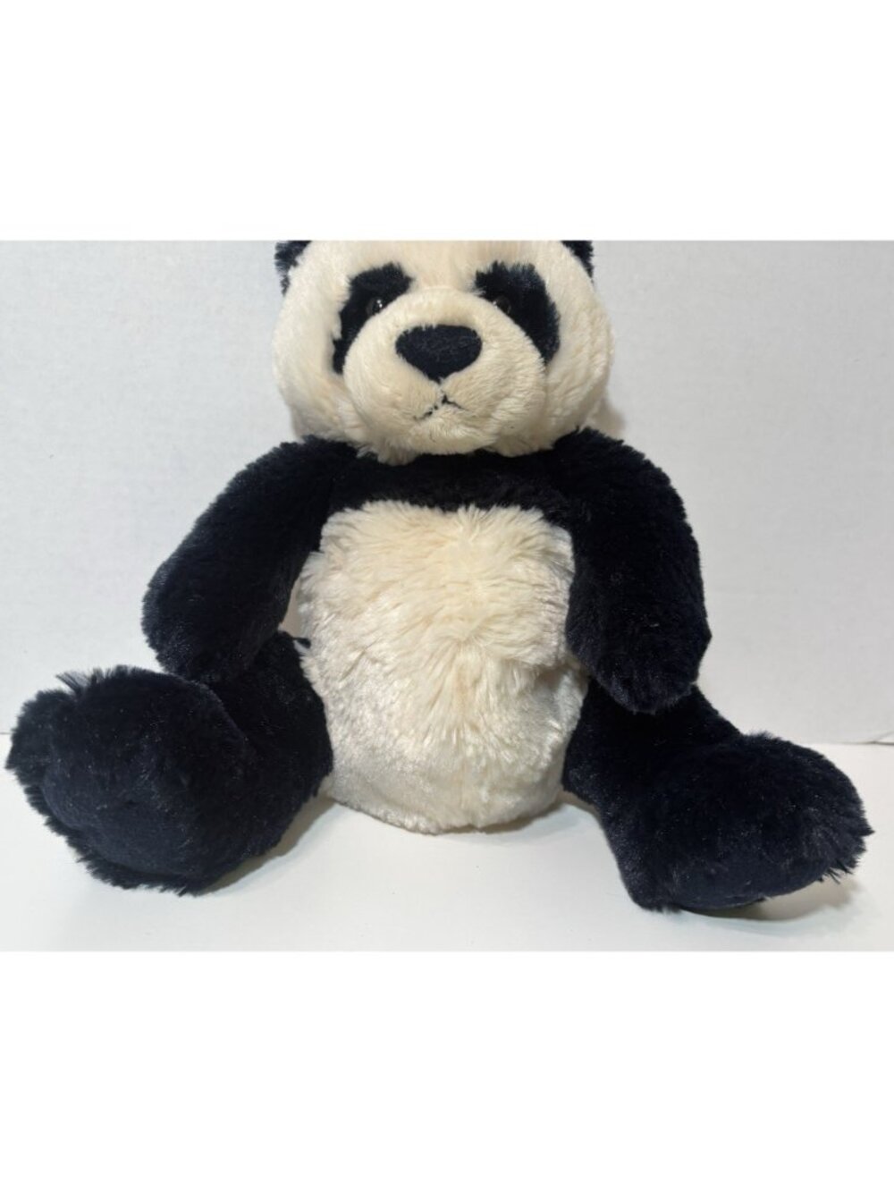Panda Bear Plush Stuffed Animal Toy Black Cream 11" Super Soft 320707 Gund Zi-Bo - Picture 3 of 6